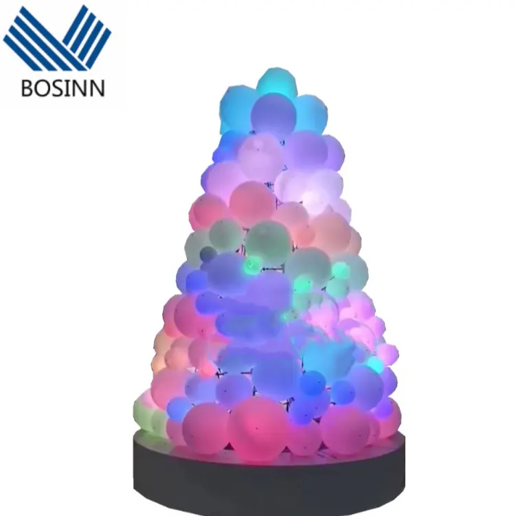 Noel ağacı hücre bölümü Motif lamba doğal alan peyzaj aydınlatma dokunmatik Glow üfleme hava interaktif sonrası fener