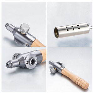 Pistolet à flamme Chihu Flamethrower avec poignée en bois, en acier inoxydable, haute puissance, pour le camping en plein air, outil de survie - Product Image 5