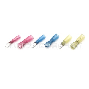 ขั้วต่อสายไฟแบบหดความร้อน FDFD1.25-250 ขนาด 22-16AWG แบบหุ้มฉนวนเต็มรูปแบบ ชนิดปลายตัด ป้องกันน้ำ ขนาดมาตรฐาน วัสดุ PC - Product Image 2