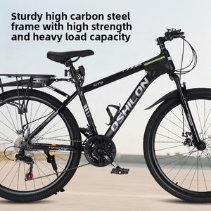 <span class=keywords><strong>Bicicleta</strong></span> de Montaña para Adultos, Modelo para Hombre, Frenos de Disco Dobles, <span class=keywords><strong>Bicicleta</strong></span> Deportiva para Exteriores, 21-24 Velocidades, Amortiguadora, Apta para <span class=keywords><strong>Adolescentes</strong></span> y Estudiantes - Product Image 4