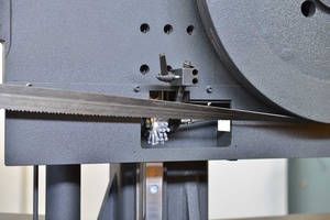 Sierra de cinta Digital de doble inglete automática multifuncional SBS650 Sierra de cinta de corte de Metal de Taiwán - Product Image 3