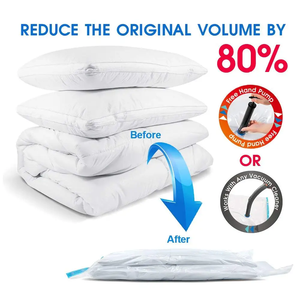 Sacchetti <span class=keywords><strong>Sottovuoto</strong></span> per Conservazione, Buste <span class=keywords><strong>Salvaspazio</strong></span> per Piumoni, Vestiti, Cuscini, Biancheria da Letto e Coperte - Product Image 2