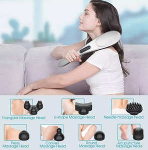 2023 LCD-Display Chiropraktik Percussion Massage gerät Handheld Deep Tissue Wiederauf ladbar & Adapter Handy Massage gerät - Product Image 3