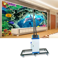 Imprimante à jet d'encre murale UV verticale 3D pour murale intérieure et extérieure, imprimante directe sur mur, machine d'impression 3D, prix