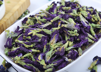Label pribadi bunga kacang kupu-kupu biru untuk teh bunga kering detoks dari pabrik Cina penjualan teh bunga kacang kupu-kupu