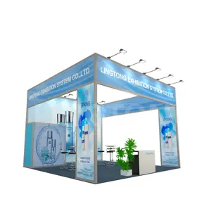 Customized Aluminum 3X3 Exhibition Booth Modular Trade Show Booth Fair Stand Design