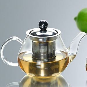 Tetera de Vidrio de Borosilicato de Alta Resistencia al Calor con Infusor, Juego de Tetera con Infusor, Venta al por Mayor, OEM Gratuito - Product Image 2