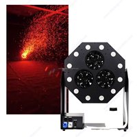 Haute qualité 120W Rotation automatique Bubble Maker 12 pièces RGBW LED DMX Source d'alimentation électrique pour les activités de fête en plein air de mariage