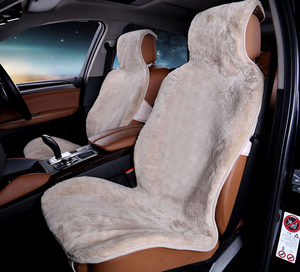 Cojín para Asiento de Coche, Lana Natural, Universal, Fundas de Asiento de Coche de Lujo, Bonitas, para un Solo Asiento Delantero, para FORD/Honda/<span class=keywords><strong>Mazda</strong></span> - Product Image 3