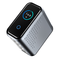 Chargeur de bureau GaN 4 ports 148W, station de charge rapide PD3.1 avec écran intelligent IA, adaptateur mural prise US pour ordinateur portable et téléphone