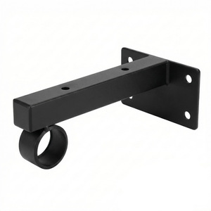 Wall Mounted Shelf Support <b>Bracket</b> With Circle Stand Cold Rolled Steel Durable Modern Simple Commercial Use - Product Image 2