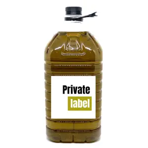 Private Label Natives Olivenöl Extra 5 Liter PET Flasche, erstes kalt gepresstes spanisches Olivenöl