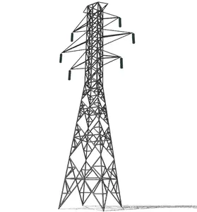 フリーデザイン35-500KVトランスミッションラインタワー35A1-JC3 15-40M高さ450M風スパン40-60度鋼タワー
