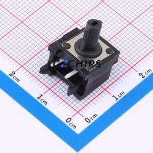 TC-00120-120E Tactile Switch Through hole,12x12mm Switch Single Pole Single Throw Round Button 2.6N Right Angle Insert - Product Image 1