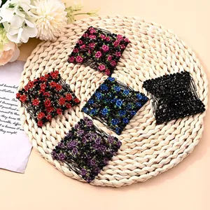 <span class=keywords><strong>Fascia</strong></span> per capelli alla moda <span class=keywords><strong>con</strong></span> perline magiche, elastico doppio, accessorio per chignon e coda di cavallo, strumento per acconciature da donna - Product Image 4