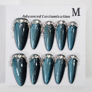 Usine en gros <span class=keywords><strong>dessin</strong></span> motif haut <span class=keywords><strong>de</strong></span> gamme luxe détachable mécanique <span class=keywords><strong>ongles</strong></span> 30 pièces galvanisé <span class=keywords><strong>faux</strong></span> <span class=keywords><strong>ongles</strong></span> - Product Image 1