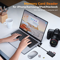Fabricant de lecteur de carte mobile externe 4-en-1 USB-A Type-C 3.0 TF/SD 4.0 prend en charge la mémoire et le stockage de l'appareil photo