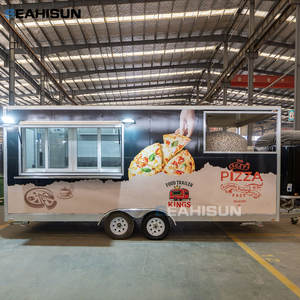 Remolque Comercial para Cocina de Pizza, Horno de Pizza a Leña, Camión de Comida Móvil para Helados y Dulces, Resistente a la Oxidación, con Sistema de Alimentación Integrado - Product Image 3