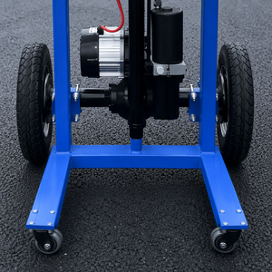 Carrello Elevatore Elettrico con Batteria agli Ioni di Litio, Traslatore Laterale Idraulico, Altezza Forche Regolabile 9cm, <span class=keywords><strong>Dimensioni</strong></span> Forche 45x50cm, 48V/36AH - Product Image 6