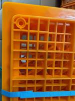 Caisses de transport pour poulets vivants Berys 75x55x29cm, type H, cages en plastique pour animaux, neuves, capacité 10-12 poulets, longue durée de vie