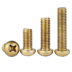 Tornillo Phillips de Cabeza Plana, Latón Antiguo, M3 M3.5, Tornillo de Máquina de Cabeza Botón, Perno Métrico - Product Image 2