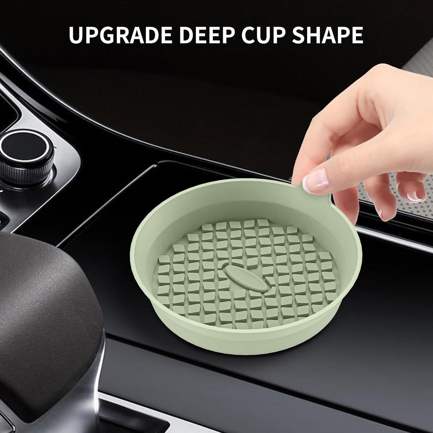 LH Model 2280 Silicone Car Coaster Anti-Slip Car Interior Car Water Cup Mat Auto Accessories Drink H
