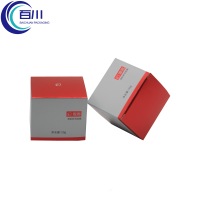 Caja de Embalaje Cosmético Plegable de Papel Plateado Ecológico de Primera Calidad para Frascos de Aceite Esencial, Perfume, Productos para el Cuidado de la Piel y Cosméticos