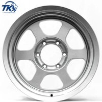 Rines Forjados Personalizados TE37XT M-Spec Racing 17x8.5 -10 6x139.7, Rines de Aleación Plateados Diamante para Todoterreno