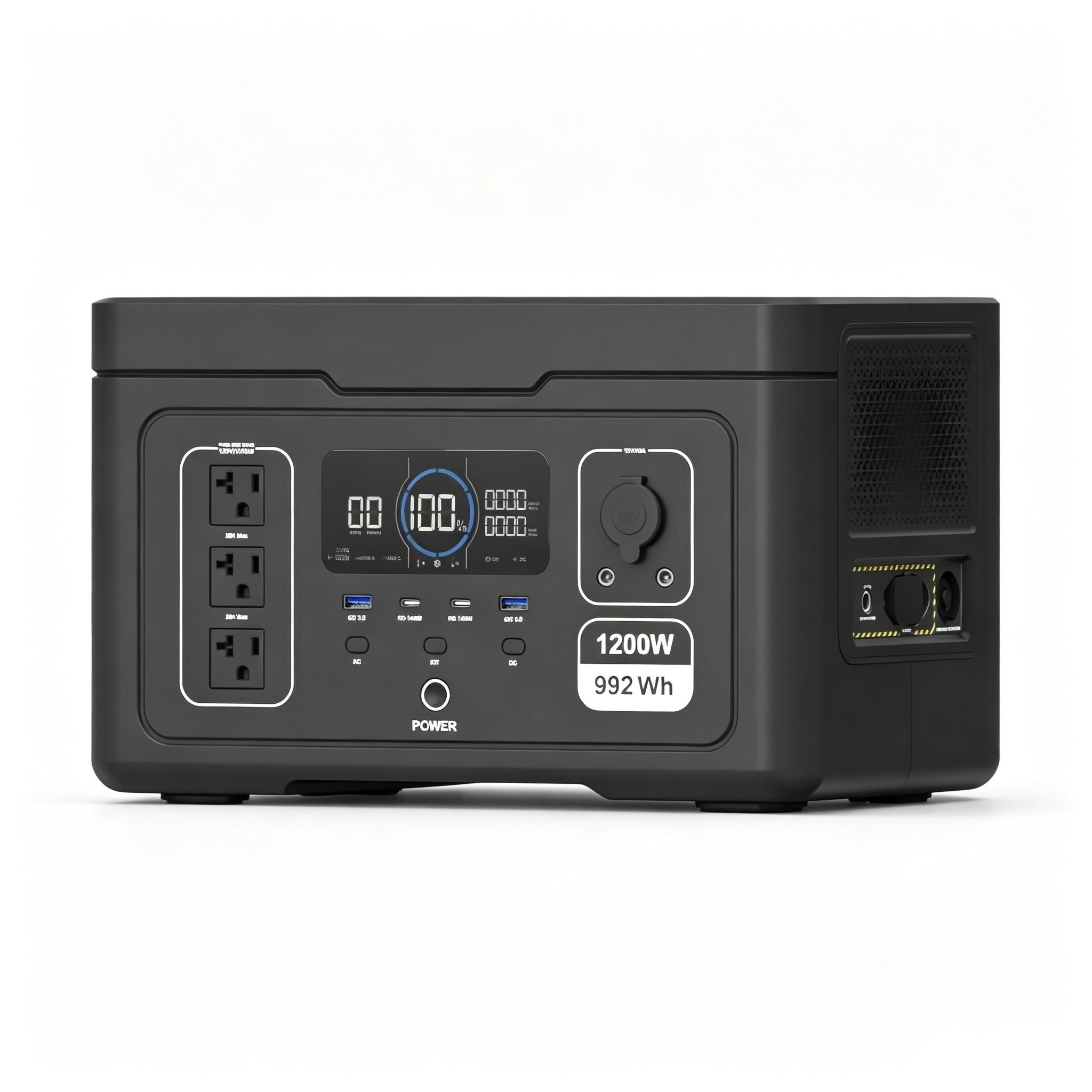 1200W Portable Power Station 992Wh Outdoor Solar Generator LiFePO4 Battery Energy Storage Power Supply with AC Fast Charging · image 2