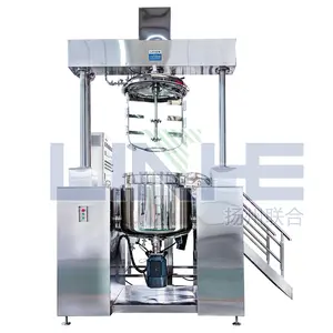 Stainless Steel Blender Emulsion Cosmetic Mixer Hydraulic Lifting Dispersing Machine Homogenizer Emulsifying Industrial Mixer