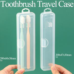 SUNSHING - Juego de cepillos de dientes al por mayor, estuche de viaje, recipientes para pasta de dientes, cajas de plástico para lápices, caja de almacenamiento para cepillos de dientes y pasta de dientes - Product Image 1
