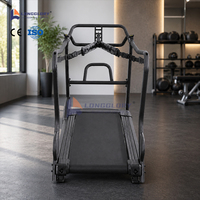 Tapis de course intérieur non motorisé Hyrox de haute qualité pour entraînement de sprint et de résistance, idéal pour les salles de sport commerciales