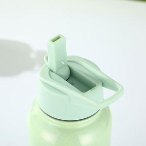 Customized 18oz Light-colored Stainless <b>Steel</b> Drinking Straw Water <b>Bottle</b> - Company Custom Gift - Product Image 4