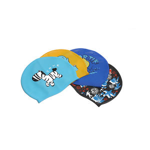 <span class=keywords><strong>Gorro</strong></span> de baño de silicona para niños, <span class=keywords><strong>gorro</strong></span> de baño cómodo para pelo largo y corto, <span class=keywords><strong>gorro</strong></span> de natación estampado duradero para uso de buceo infantil - Product Image 5