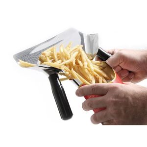 HENDI Noir 230x220mm Éplucheur de frites pour friteuse commerciale - Product Image 1
