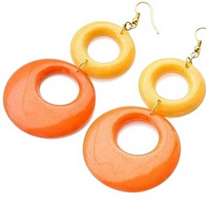 Pendientes de Resina Epoxi Hechos a Mano, Joyería Única y Colorida para Mujer, Accesorios de Moda Ligeros y Elegantes - Product Image 2
