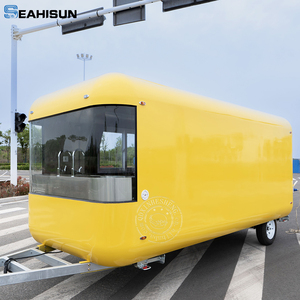 Bière Tap Trailer Mobile Shop Casa Rodante Bbq Food Trailer Jaune Boisson Camion Dessert Remorque Food Truck Burger - Product Image 6