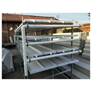 Barely Hydroponic Production Fodder Grass Growing Tray System Vertical Grow Rack For Animal Farm