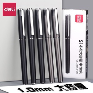 Deli S144 Gel <b>Pen</b> 1.0mm Black Ink Office School Writing Tool - Product Image 3