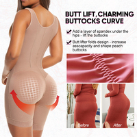 Prenda de alta compresión Post Op Cirugía Levantador de glúteos Bbl Columbian Stage 2 Faja Colombianas Mujeres Body Shapewear