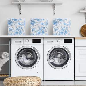 Ensemble de 6 boîtes de rangement pliables en tissu pour placard, commode, tiroir, paniers et bacs en tissu avec tiroirs à séparateurs - Product Image 3