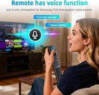 Control Remoto de Voz de Repuesto BN59-01357F para Samsung Smart TV QN32Q60AAFXZA QN43Q60AAFXZA QN50Q60AAFXZA QN55Q60AAFXZA