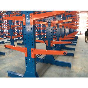 भारी शुल्क कैंटिलीवर के लिए डबल पक्षीय गैल्वेनाइजिंग वेयरहाउस कैंटिलीवर रैक भंडारण रैक - Product Image 4