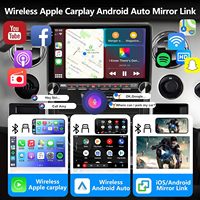 Autoradio Android 15 de 10,1 pouces pour Ford F150 2009-2014 avec CarPlay sans fil, Android Auto, navigation GPS, OBD2 et caméra de recul