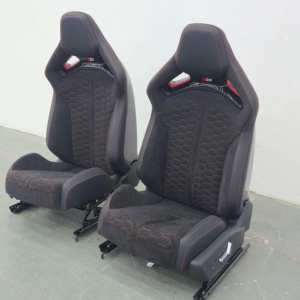 Asiento de Carreras de Fibra de Carbono de Alta Resistencia con Cubierta Personalizada y Soportes Laterales para <span class=keywords><strong>Audi</strong></span> Serie <span class=keywords><strong>S</strong></span> <span class=keywords><strong>Line</strong></span> RS, Todos los Modelos - Product Image 4