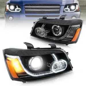 Vland Projector Koplampen Voor Toyota Highlander 2001-2007 1e Gen Xu20 (Zwarte Behuizing, Lampen Nodig)