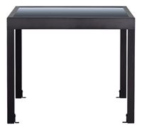 Ensemble table à manger en métal de style moderne table pliante extensible en verre table basse élévatrice peu encombrante en aluminium hall extérieur maison