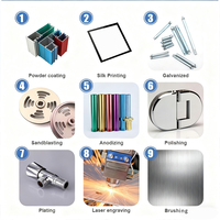 Pièces de rechange usinées en aluminium anodisé, usinées par CNC, de précision, sur mesure, pour l'impression 3D, par le fabricant
