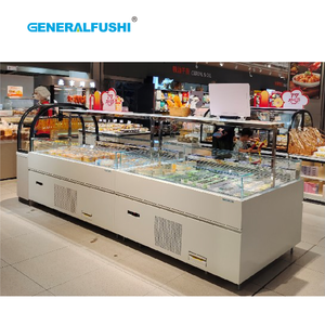 Vitrina Refrigerada Comercial GENERALFUSHI Ultra Ancha con Enchufe para Conservación de Pasteles <span class=keywords><strong>y</strong></span> Postres en Panaderías, Enfriamiento Silencioso - Product Image 6
