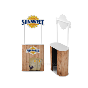 Comptoir d'exposition publicitaire pliable Offre Spéciale, <span class=keywords><strong>Table</strong></span> de Promotion Portable de qualité supérieure avec parapluie - Product Image 4